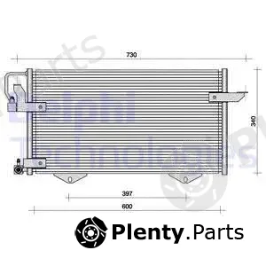 Delphi TSP0225010 — Condenser, air conditioning