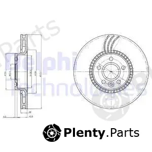 Delphi BG4123 — Brake Disc