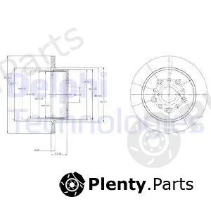Delphi BG4216 — Brake Disc