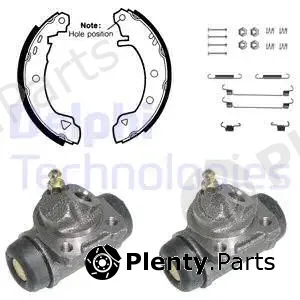 Delphi 863 — Brake Shoe Set