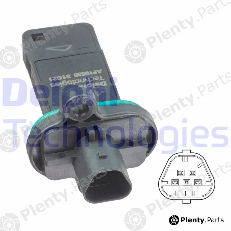 Delphi AF10635-12B1 — Mass Air Flow Sensor