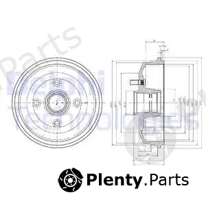 Delphi BF468 — Brake Drum