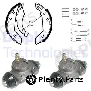 Delphi 666 — Brake Shoe Set