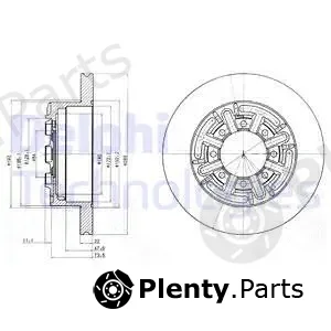 Delphi BG4171 — Brake Disc