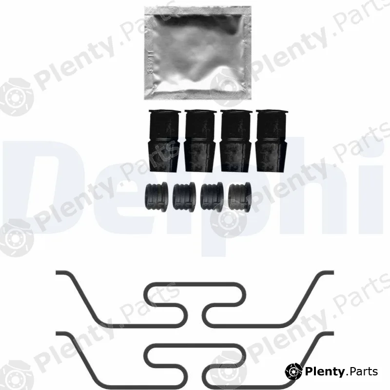 Delphi LX0750 — Accessory Kit, disc brake pad