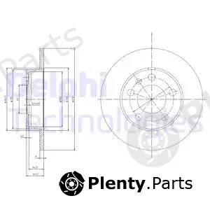Delphi BG3034 — Brake Disc