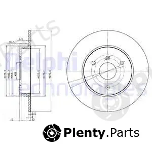 Delphi BG3526 — Brake Disc