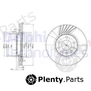 Delphi BG3142 — Brake Disc