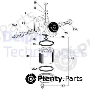 Delphi 6260B660B — Fuel Filter