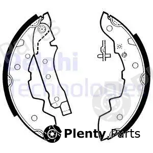 Delphi LS1393 — Brake Shoe Set