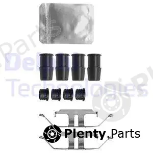 Delphi LX0636 — Accessory Kit, disc brake pad