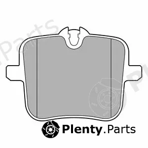Delphi LP3617 — Brake Pad Set, disc brake