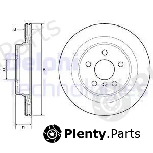 Delphi BG4778C-18B1 — Brake Disc