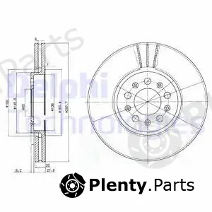 Delphi BG3035-C — Brake Disc