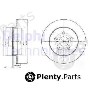 Delphi BG4201 — Brake Disc