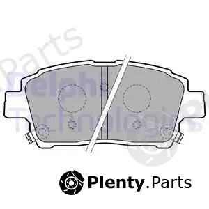 Delphi LP1742 — Brake Pad Set, disc brake