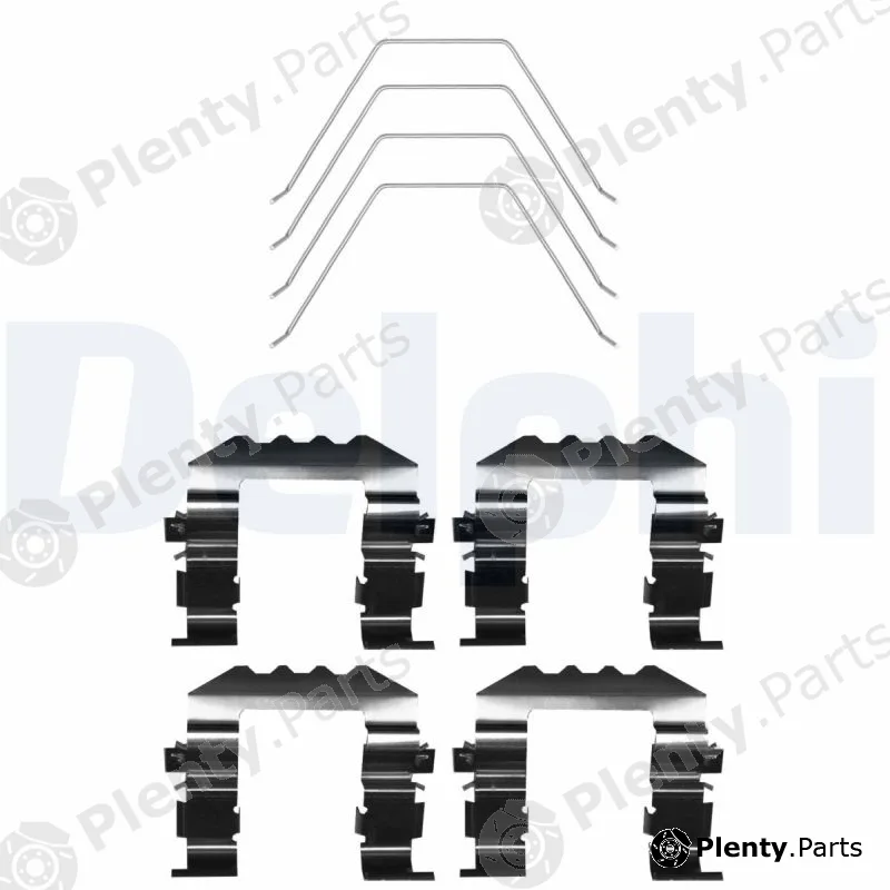Delphi LX0670 — Accessory Kit, disc brake pad
