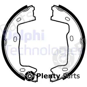Delphi LS1381 — Brake Shoe Set, parking brake