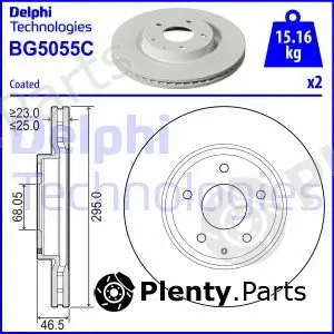 Delphi BG5055C — Brake Disc