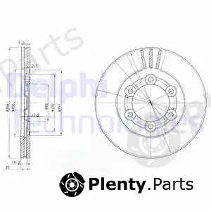 Delphi BG2416 — Brake Disc