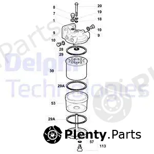 Delphi 5836B100 — Fuel Filter