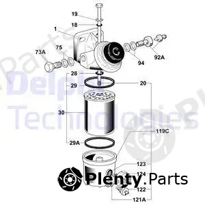 Delphi 6260B646B — Fuel Filter