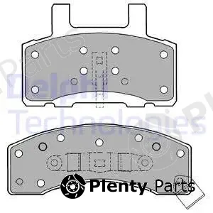 Delphi LP1152 — Brake Pad Set, disc brake