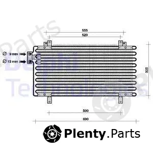 Delphi TSP0225059 — Condenser, air conditioning