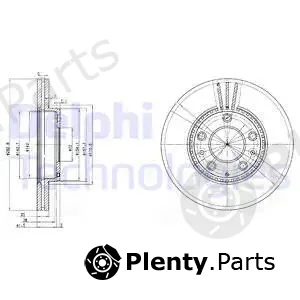 Delphi BG3874 — Brake Disc