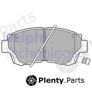 Delphi LP936 — Brake Pad Set, disc brake