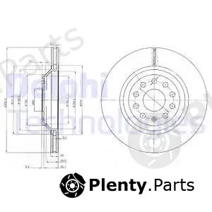 Delphi BG3975 — Brake Disc