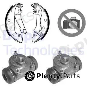Delphi 631 — Brake Shoe Set