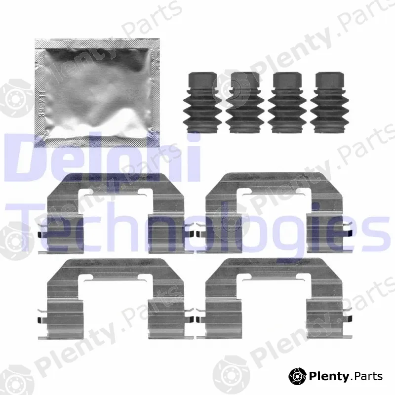 Delphi LX0721 — Accessory Kit, disc brake pad