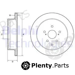 Delphi BG4929C — Brake Disc
