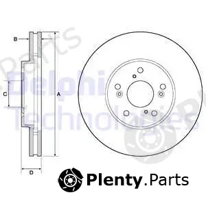 Delphi BG4687 — Brake Disc