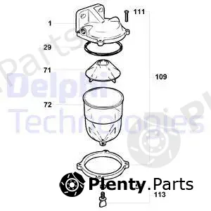 Delphi 5864003 — Fuel Filter