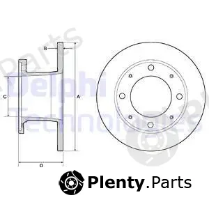 Delphi BG2042 — Brake Disc