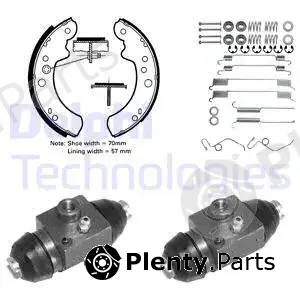 Delphi 796 — Brake Shoe Set