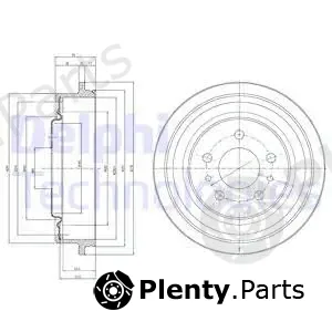 Delphi BF425 — Brake Drum