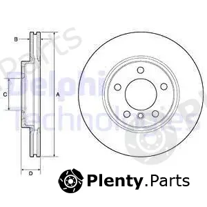 Delphi BG4771C — Brake Disc