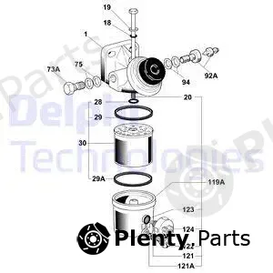 Delphi 6260B641B — Fuel Filter