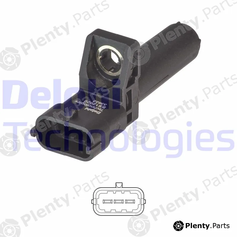 Delphi SS12020-12B1 — Sensor, crankshaft pulse