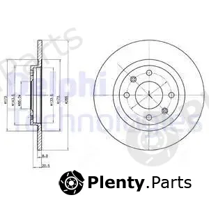 Delphi BG2308 — Brake Disc