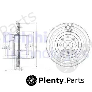 Delphi BG3944 — Brake Disc