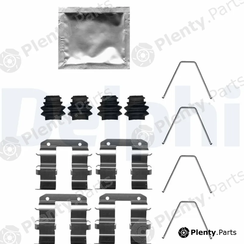 Delphi LX0739 — Accessory Kit, disc brake pad