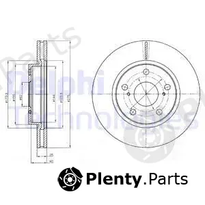 Delphi BG4304 — Brake Disc