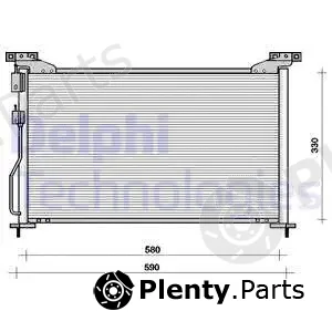Delphi TSP0225092 — Condenser, air conditioning