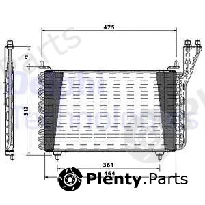 Delphi TSP0225158 — Condenser, air conditioning