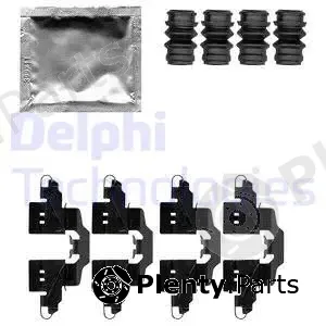Delphi LX0550 — Accessory Kit, disc brake pad
