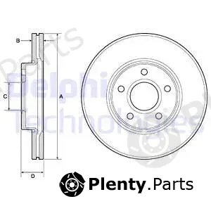 Delphi BG3868-C — Brake Disc